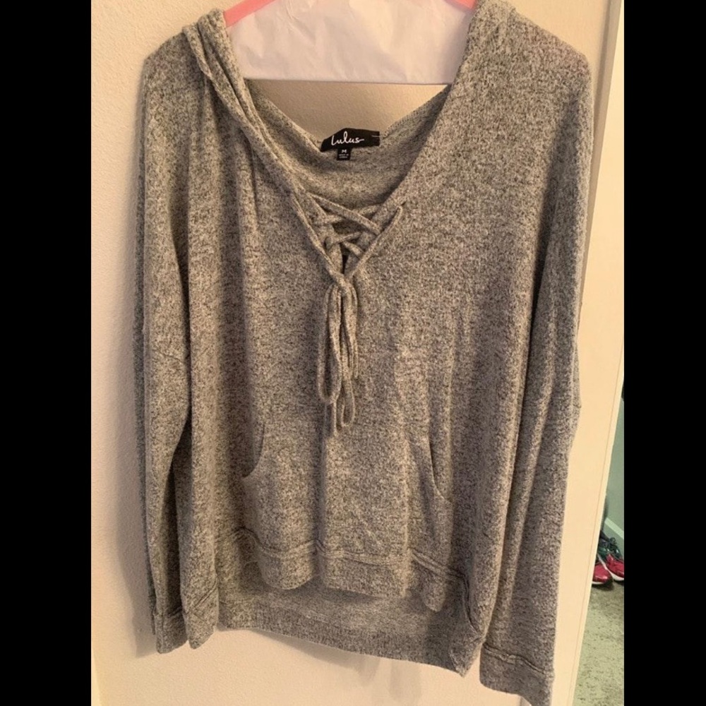 Lulus Lace-up Hoodie